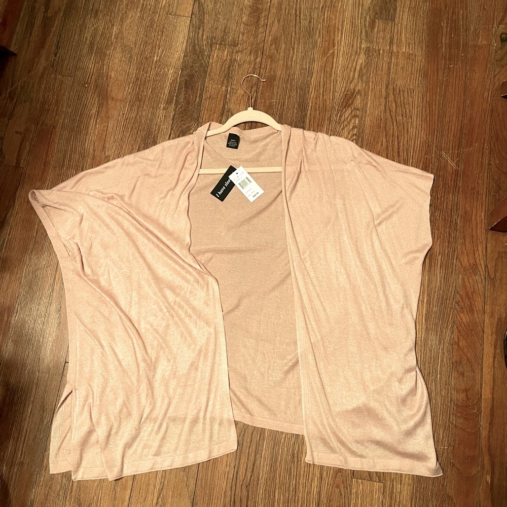Blush shrug.